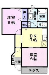 チェリーブラッサムⅢの物件間取画像